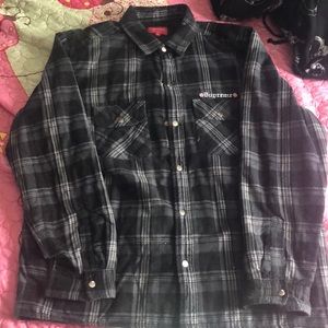 Supreme flannel jacket